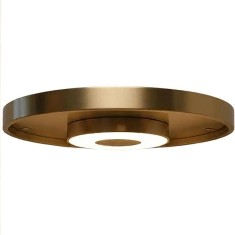 Étagère LED Sans Fil - cordless led shelf brass detail