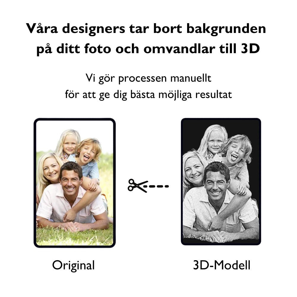 Valokuvakristalli 3D | Sydän