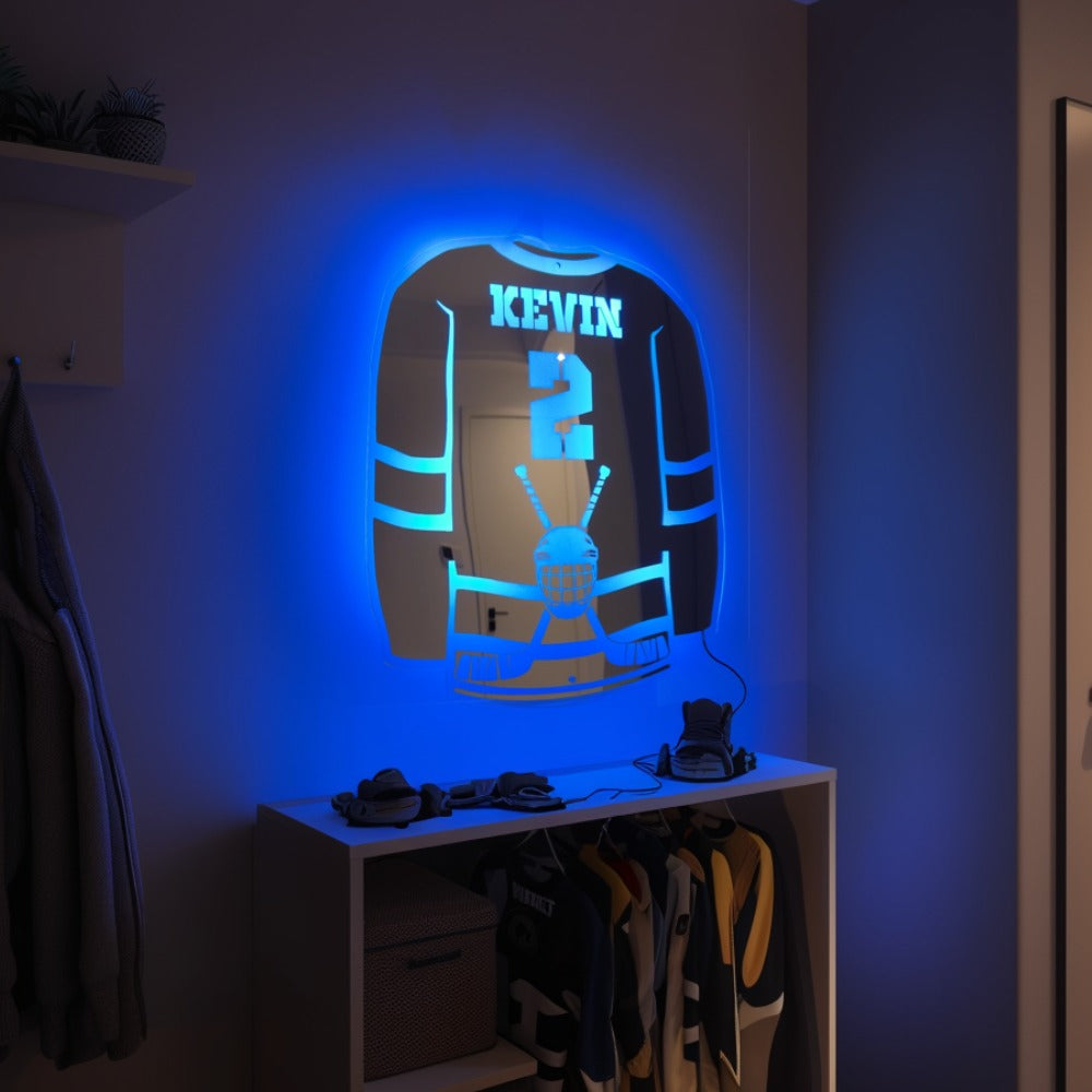 Jääkiekkoilija | Personoitu LED-peili