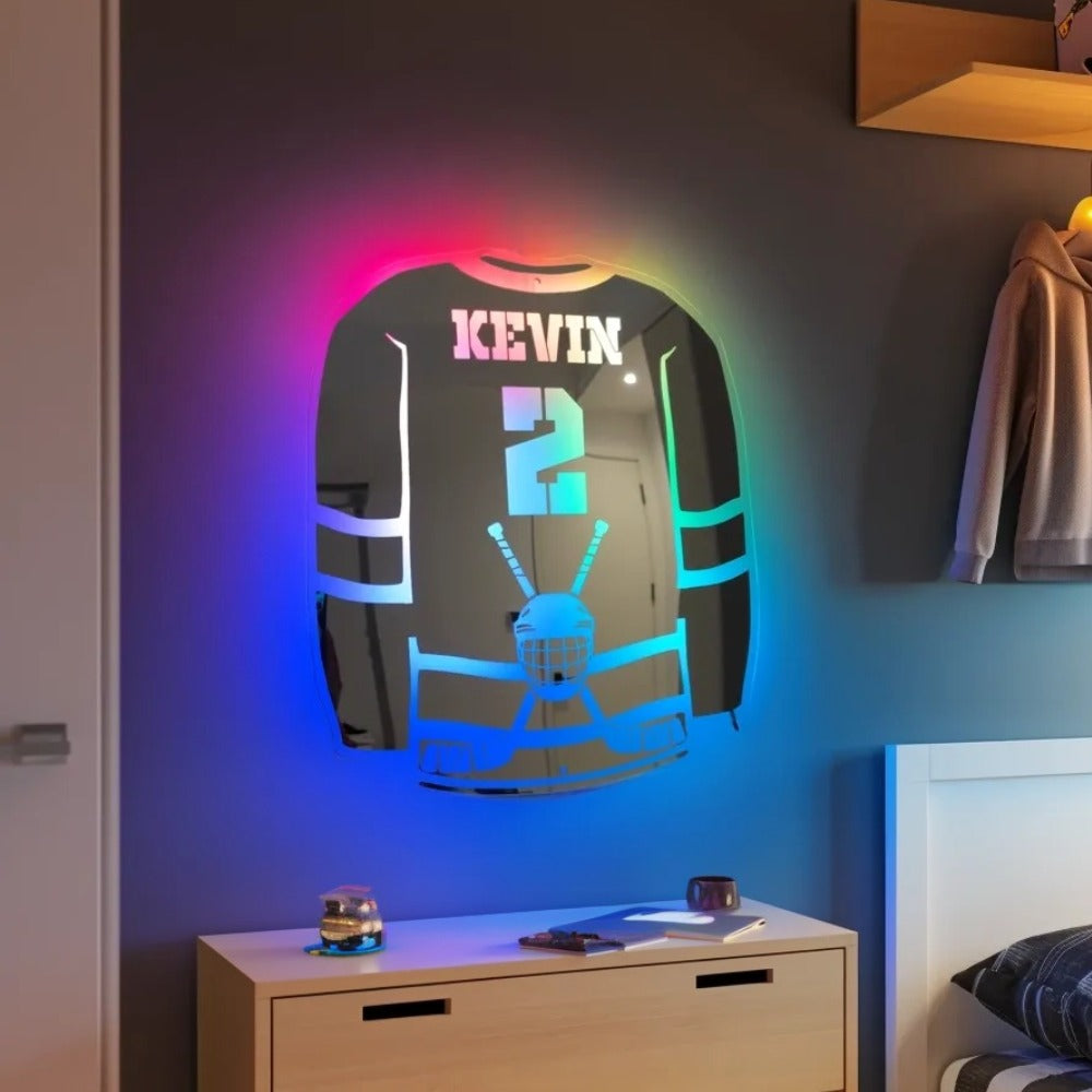 Jääkiekkoilija | Personoitu LED-peili
